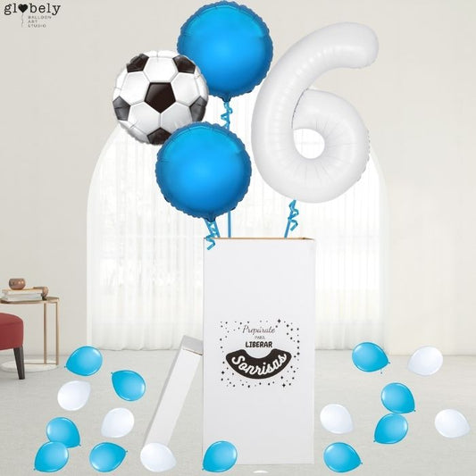 Caja GloBOOM con globos Fútbol Espanyol