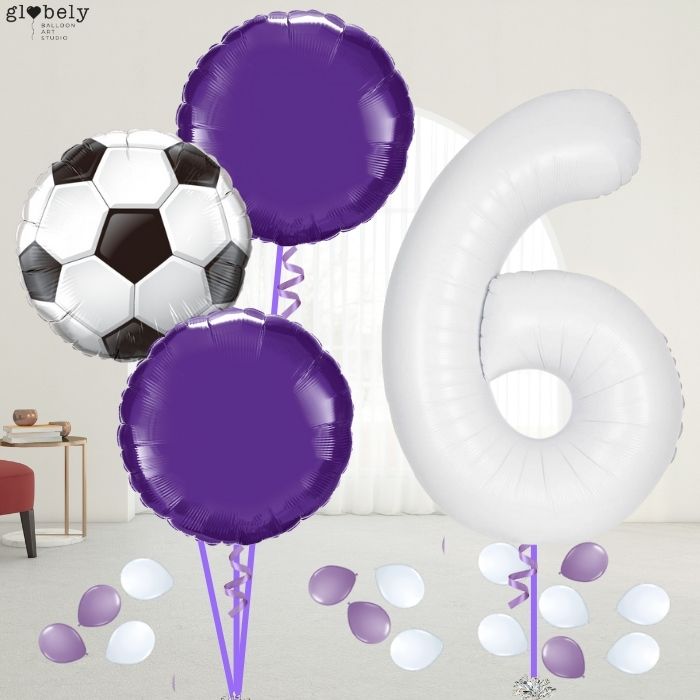 Caja GloBOOM con globos Fútbol Real Madrid