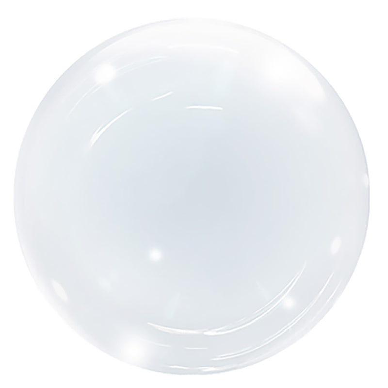 Globo burbuja transparente 38cm inflado