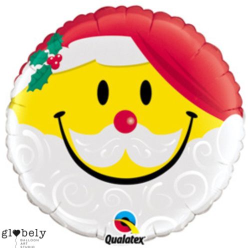 Globo cara Santa Claus