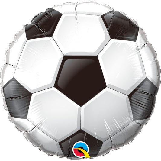 Globo pelota fútbol inflado
