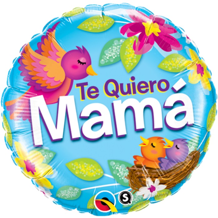 Globo te quiero mama pajaritos