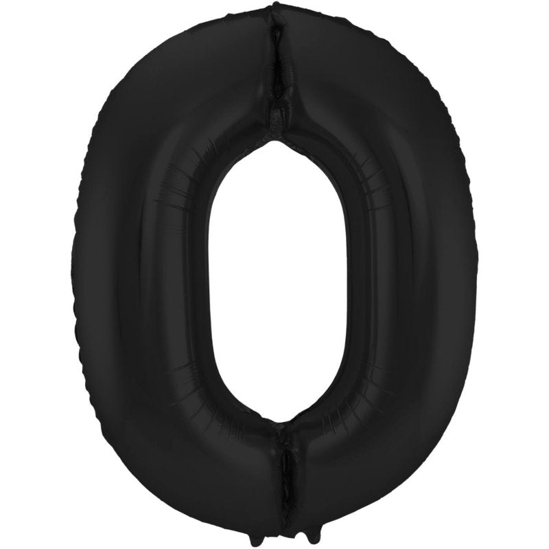 Globo foil numero negro 86cm