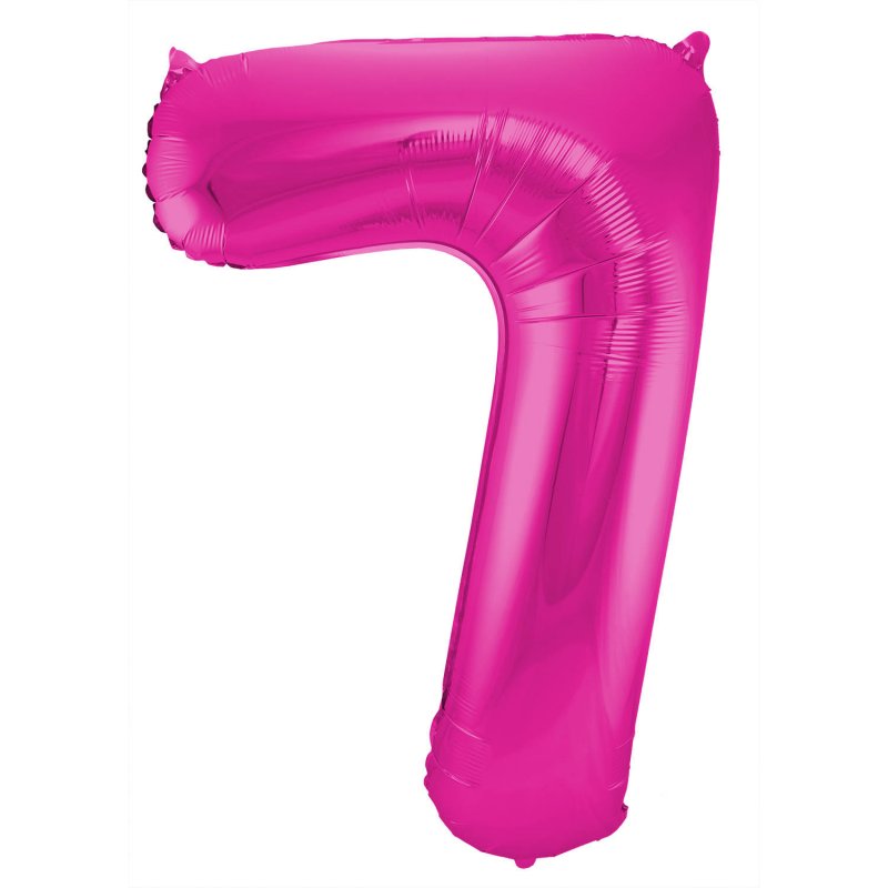 Globo foil numero rosa 86cm