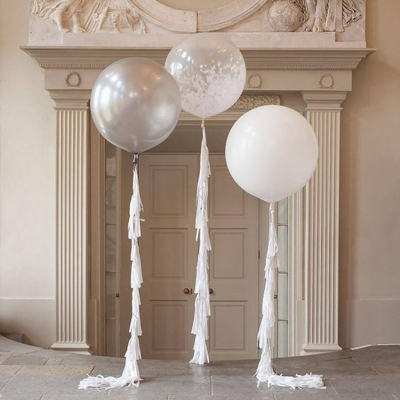 Globo gigante 90cm con tassels