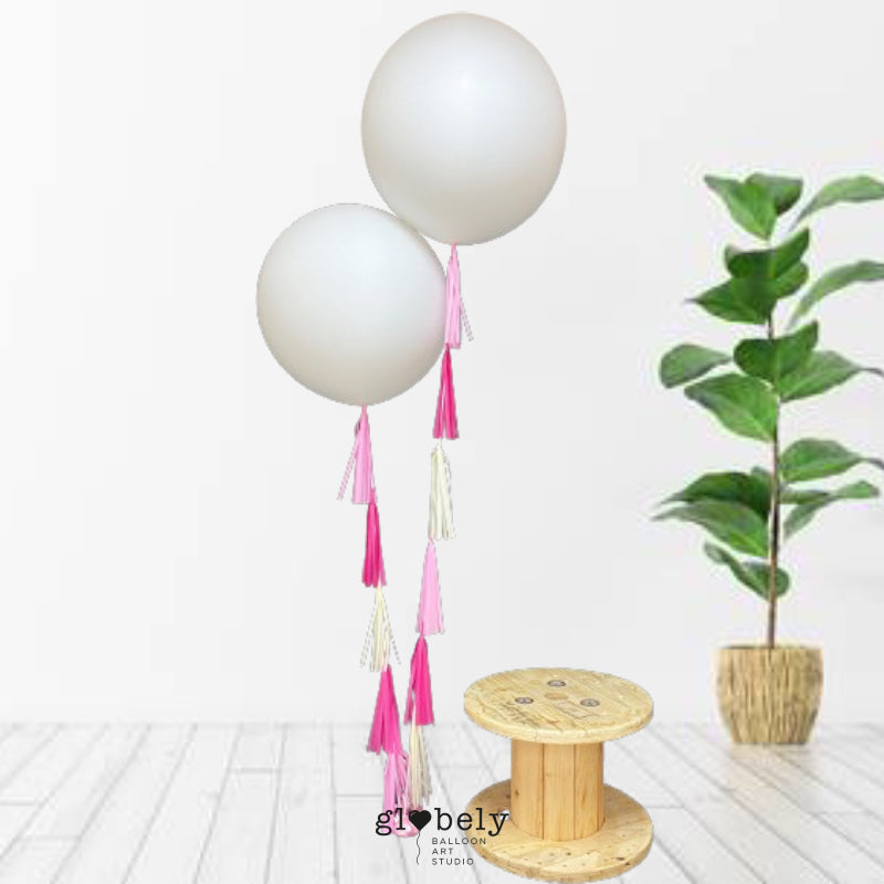 Globo gigante 90cm con tassels