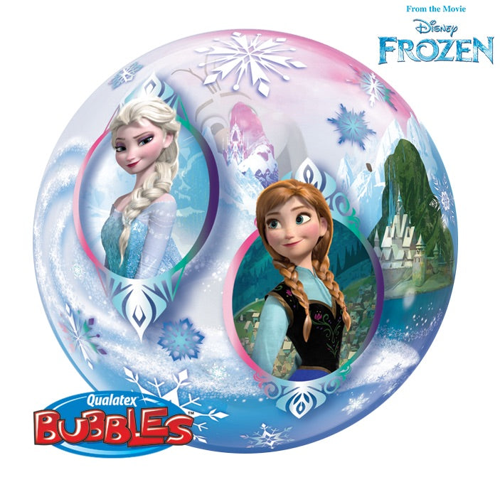 Globo bubble Frozen inflado