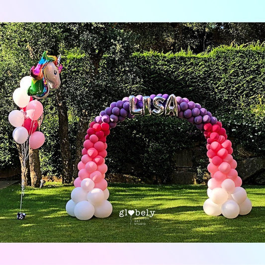 Arco fiesta de unicornios