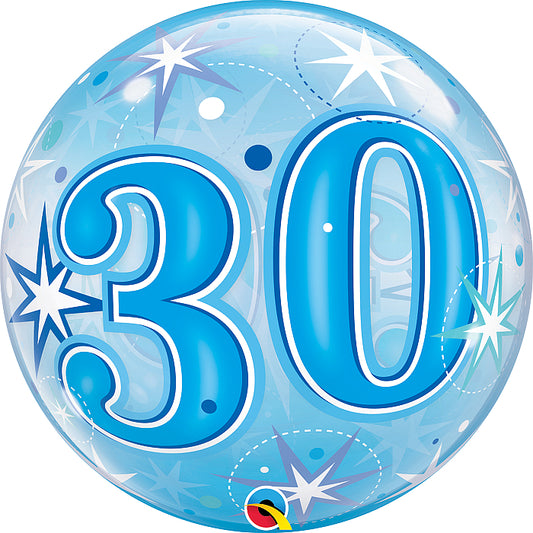 globo-bubble-numero-30-azul-estrellas-globely-56cm-48443