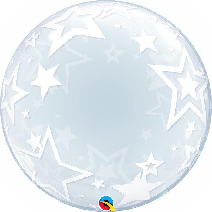 Globo decobubble estrellas estilizadas inflado