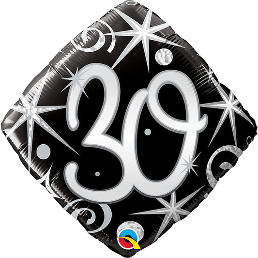 globo foil diamante número 30