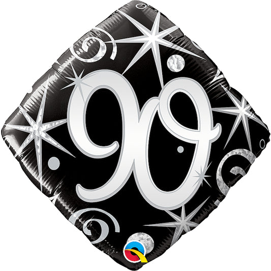 globo foil diamante número 90