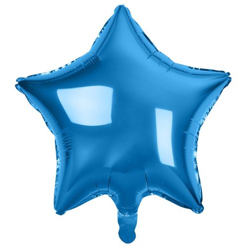 Globo estrella azul zafiro inflado