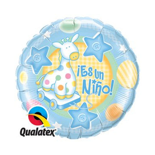 Globo foil mini es un niño jirafa