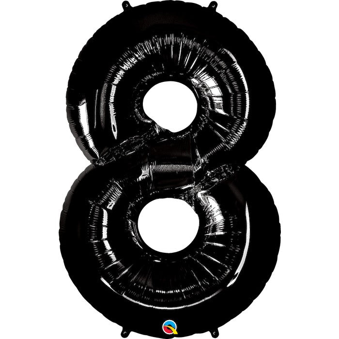 Globo foil numero negro 102cm