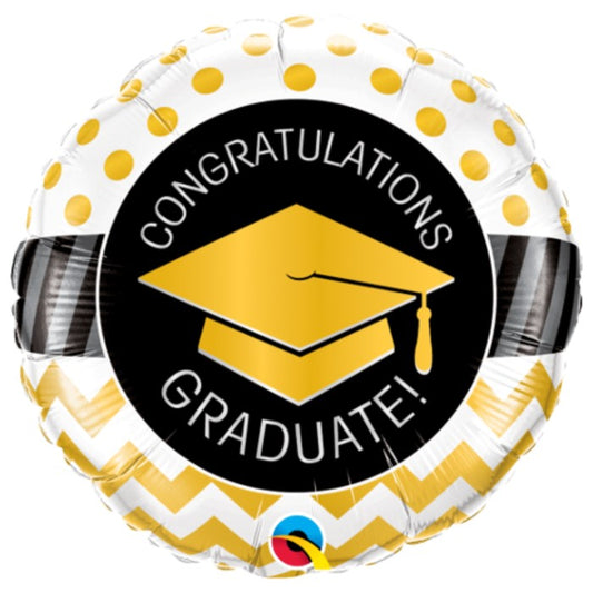 Globo congratualions graduate oro inflado