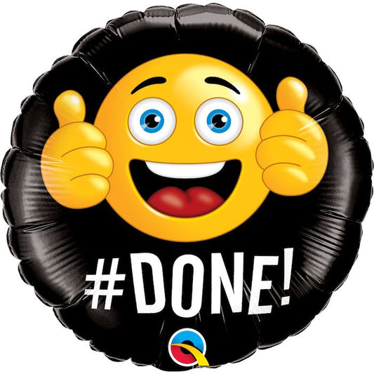 Globo emoticono #done! inflado