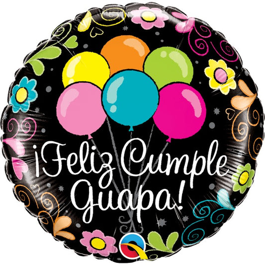 Globo feliz cumple guapa