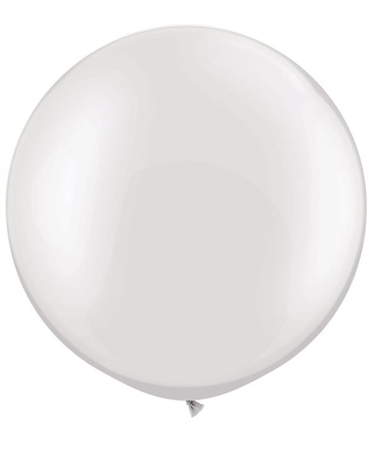 Globo gigante blanco perlado