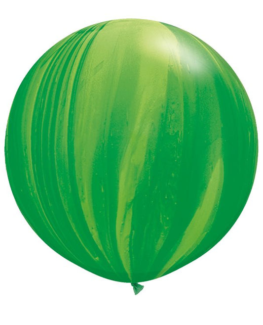 Globo gigante verde agata